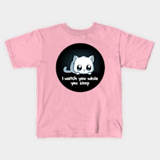 Cute Funny Cat Kitten Sarcastic Humor Quote animal Lover Artwork Kids T-Shirt